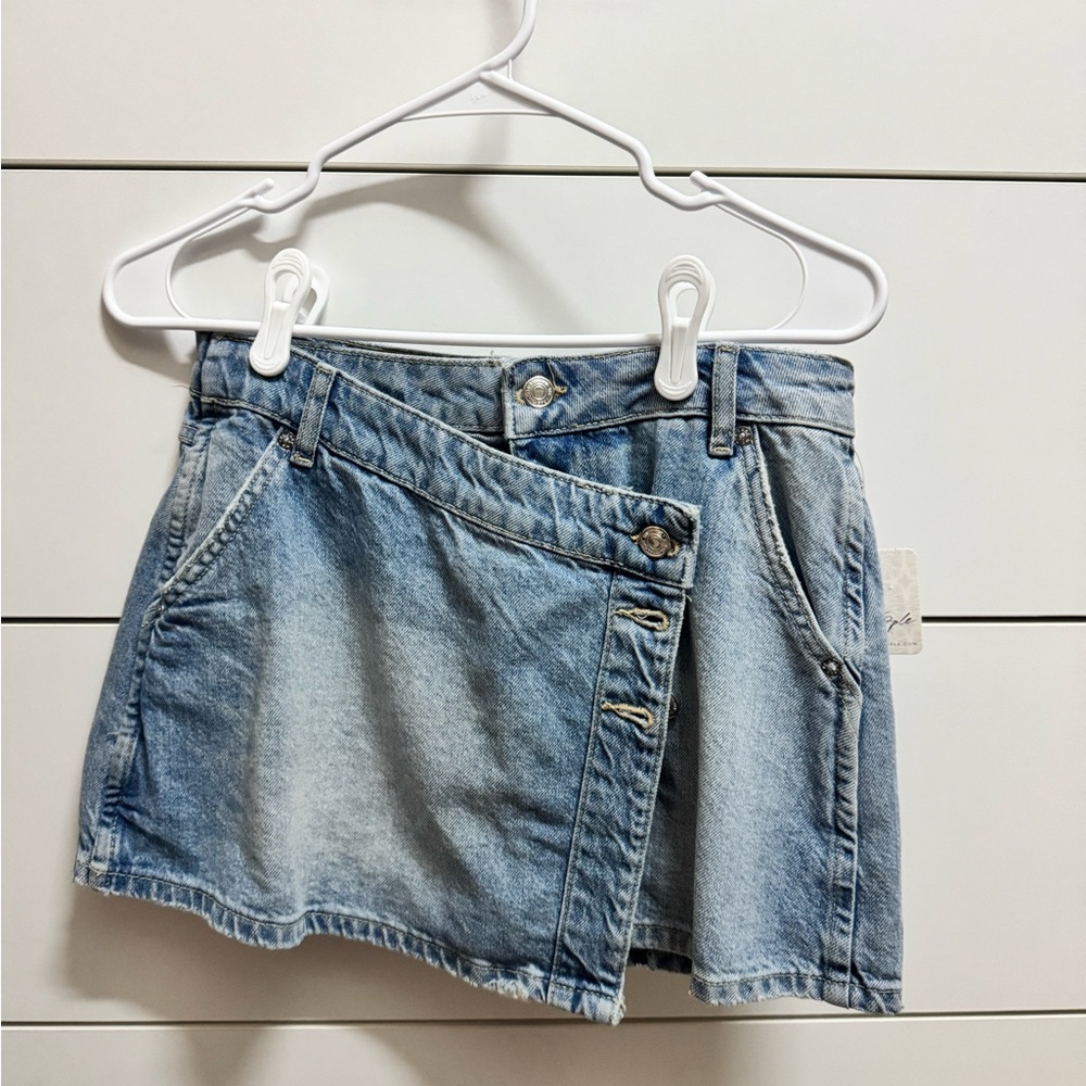 Free People We The Free mini denim skirt